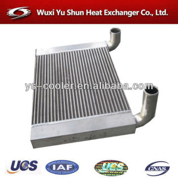 aluminum plate fin excavator radiator